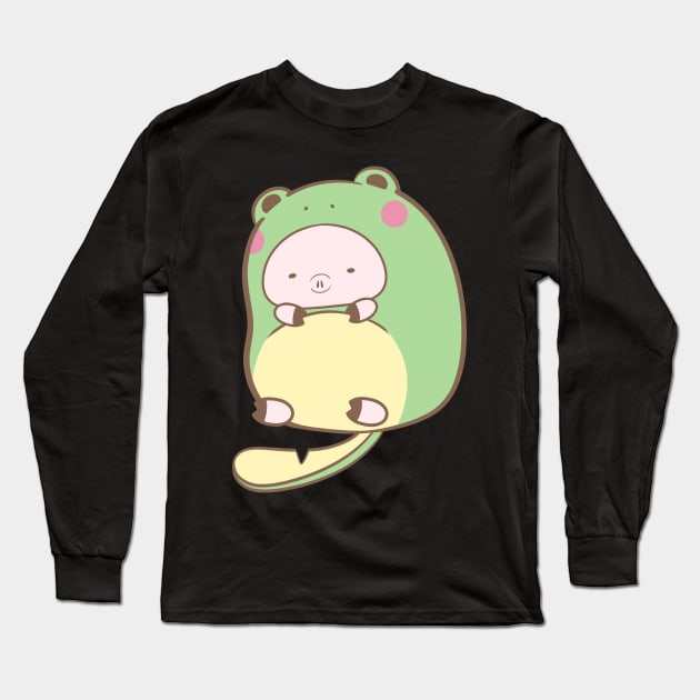 Monster Hunter- Hog in a Frog Long Sleeve T-Shirt by CaptainPoptop